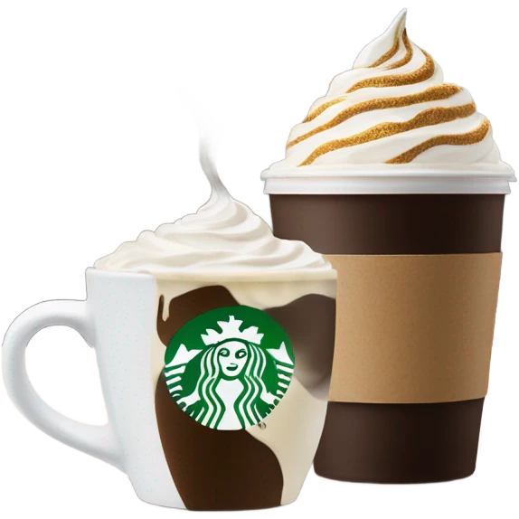 Starbucks coffee emoji