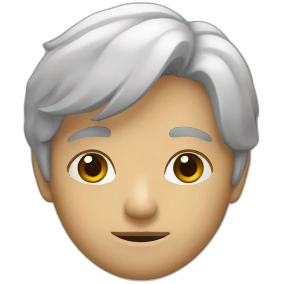 Une tête d'un gars emoji