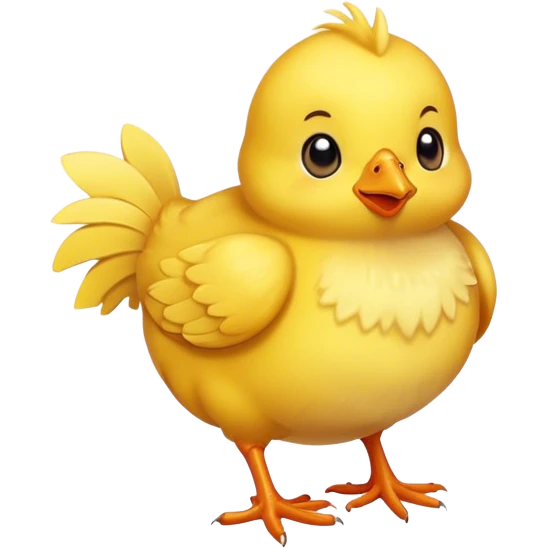 Happy chick emoji