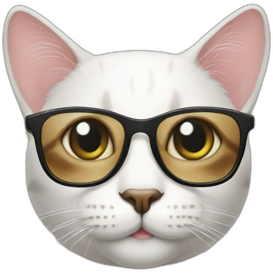 cat with glasses emoji