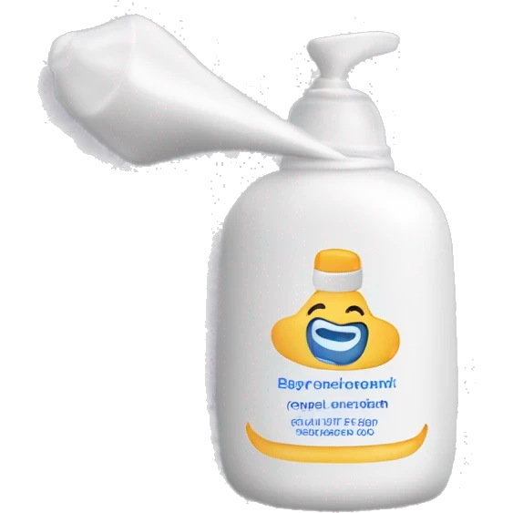 depilatory cream bottle emoji