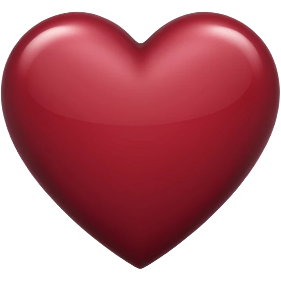 Maroon heart emoji