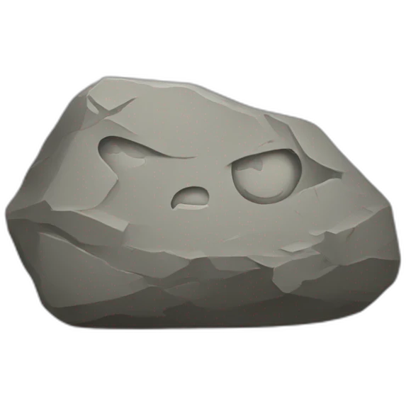 stone emoji