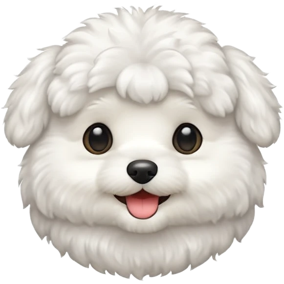 Bichon Frisé Twitter emoji style emoji