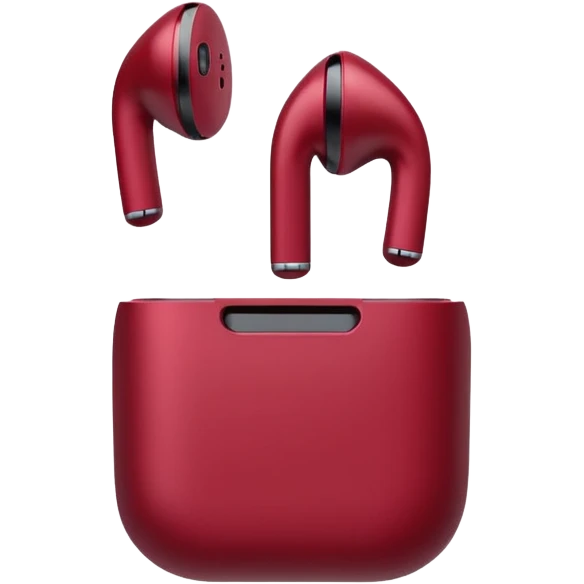 Maroon earpod emoji