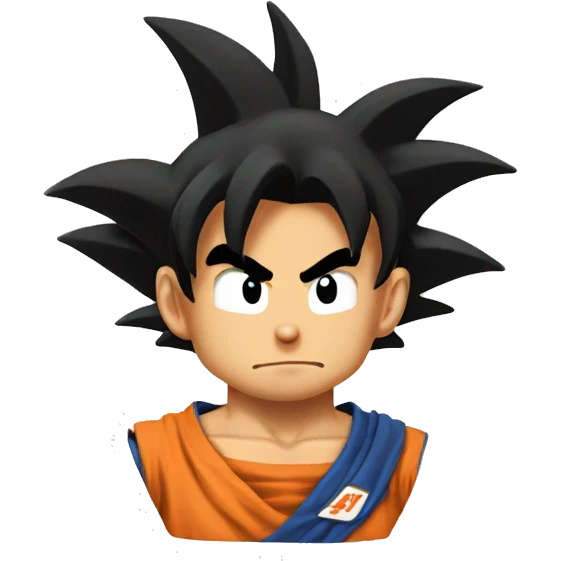 Goku from dragon ball emoji