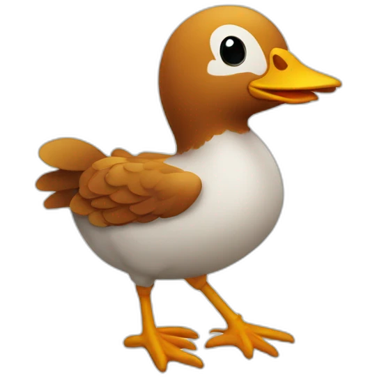 pato pollo emoji