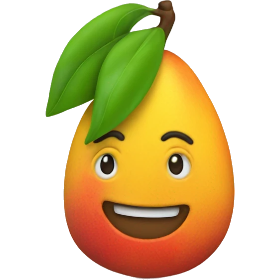 3D Mango  emoji