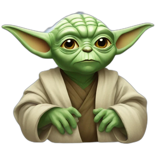 Yoda buvant du soda emoji