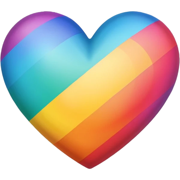 heart stripes prism emoji