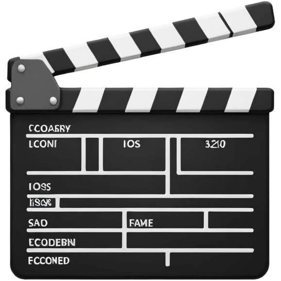 video cine claqueta emoji