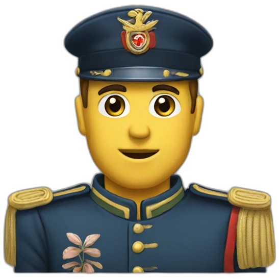 Salut militaire emoji