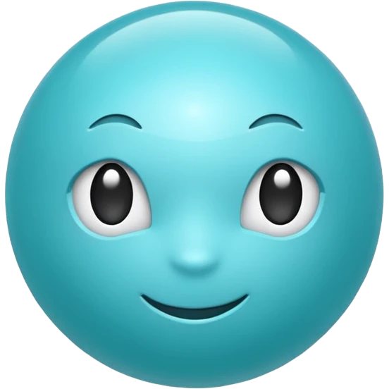 cyan ball emoji