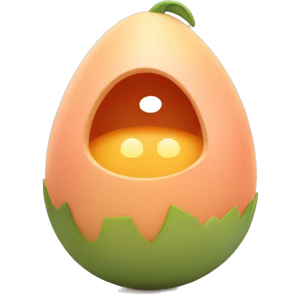 eggplanr inside peach emoji