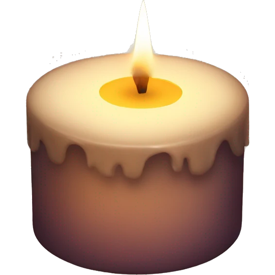 Cosy candle emoji
