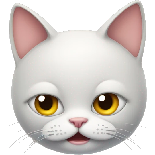 cat crazy face emoji
