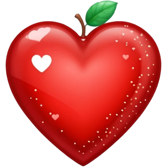 corazón con purpurina emoji