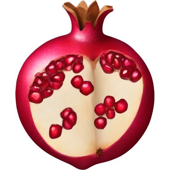 a pomegranate emoji