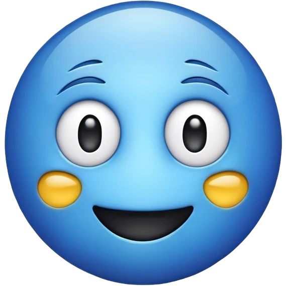 Blue emoji emoji