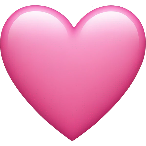 Pink heart emoji