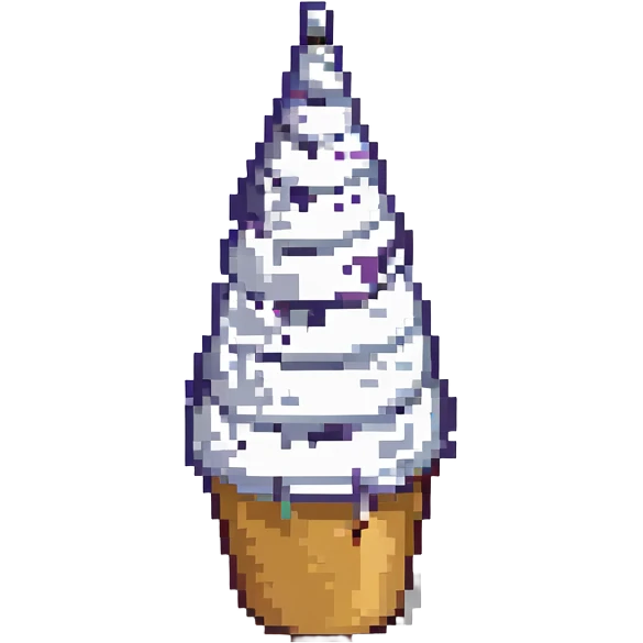 Белый конус с граффити, no background emoji