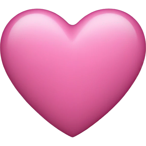 Pink heart emoji