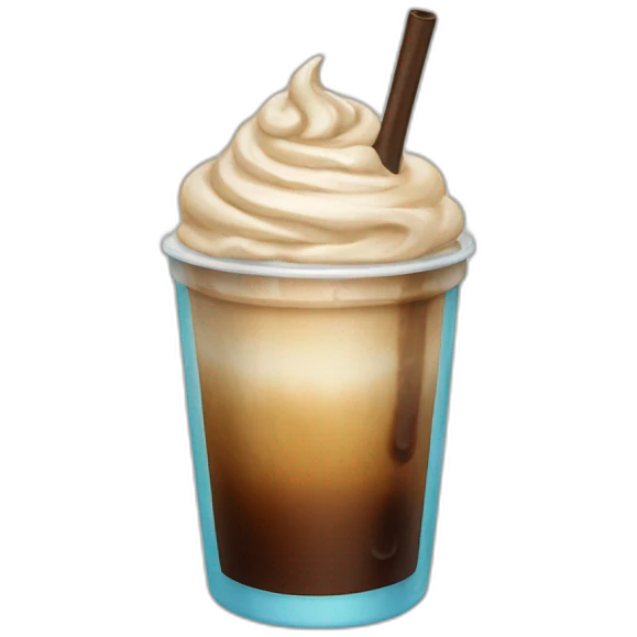 Icedcoffee and bow  emoji