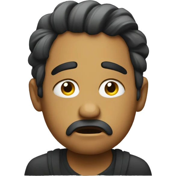 Disappointed shrug emoji