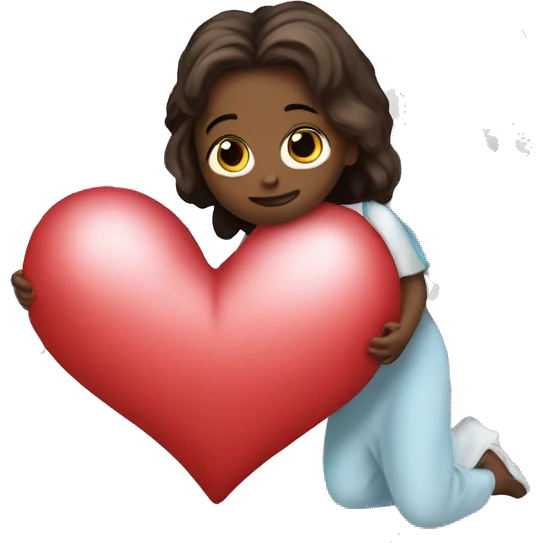 heart with angel halow emoji