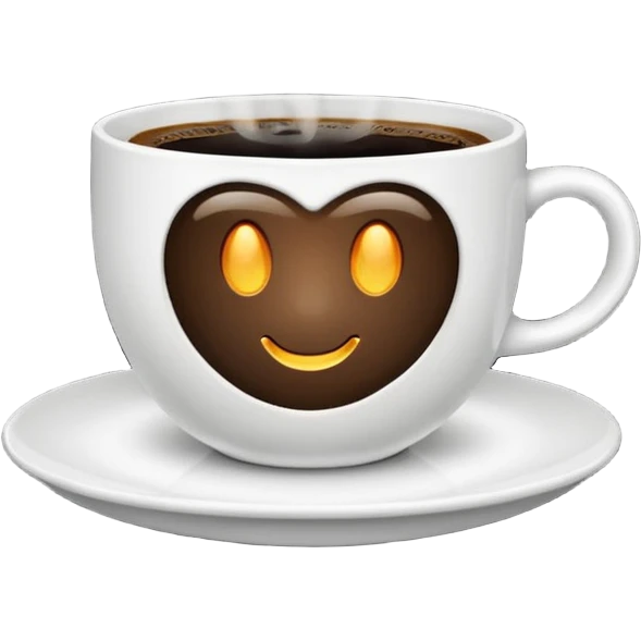 Une Tasse de cafe allongé emoji