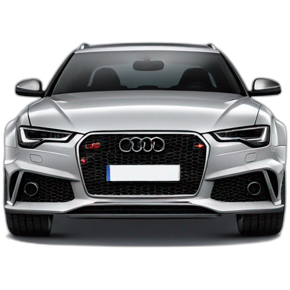 Audi rs6 C7 de côté emoji