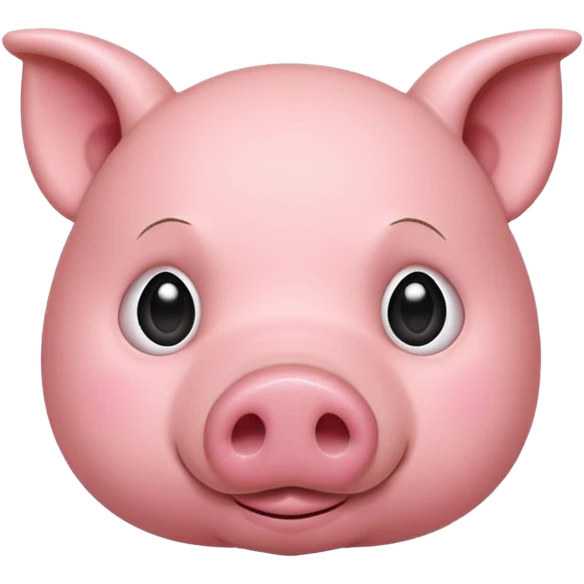 shush pig emoji