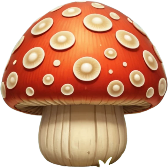mushroom shell shield object icon, fantasy shield made from a thick mushroom cap, textured mushroom surface, natural curved shape, small glowing spores, cute forest vibe, 3D cartoon, mobile game icon style, centered, clean background, soft shadow, no text, no watermark
 
 emoji