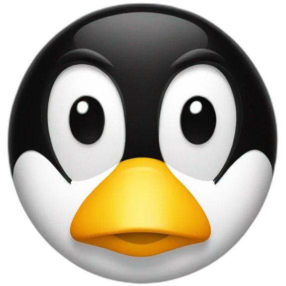 linux tux emoji