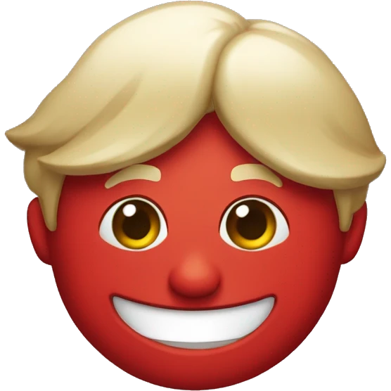 hilo rojo en forma de corzon emoji