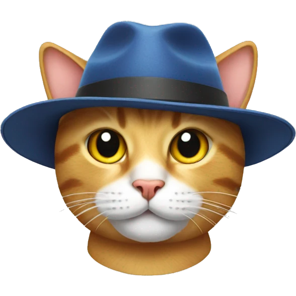cat with a hat emoji