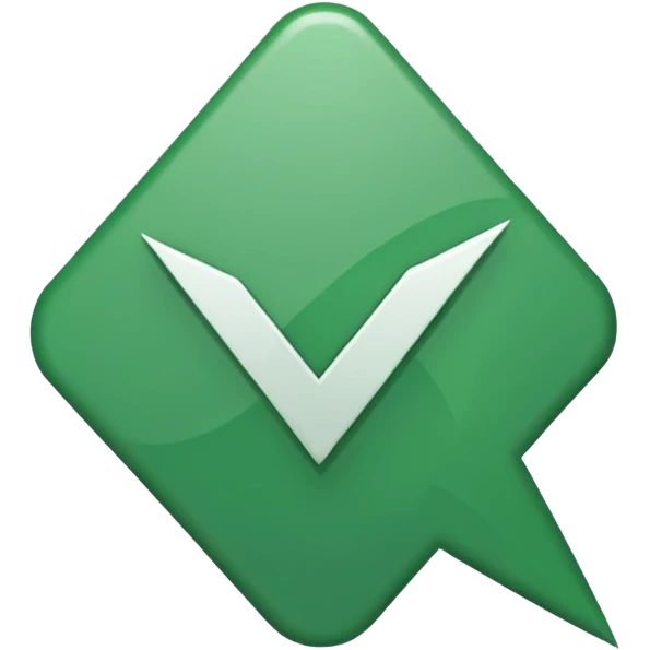 green check mark no circle emoji