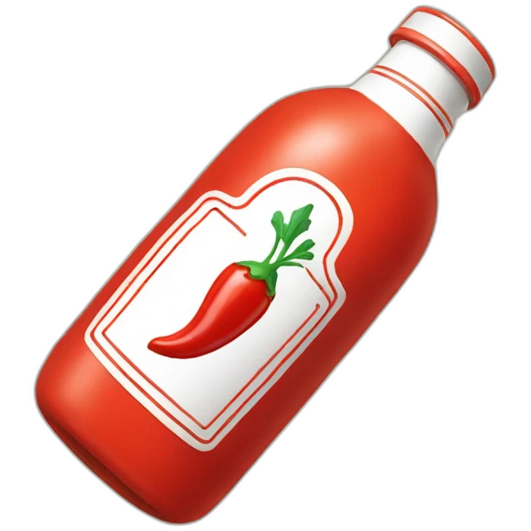 Sriracha bottle emoji