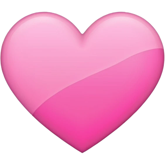 Pink line heart  emoji