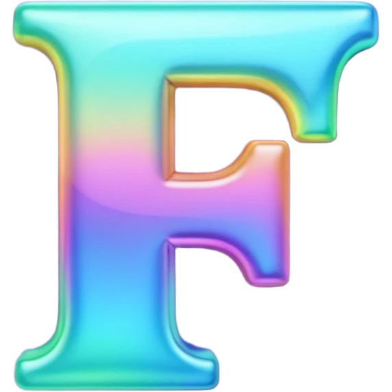 Create letter F CHANGING Color emoji