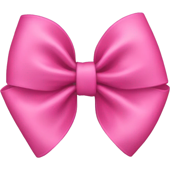 Pink bow emoji