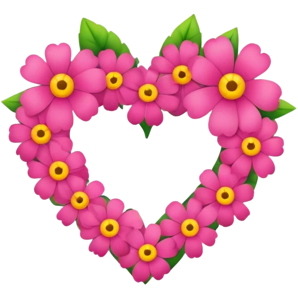 Flower heart emoji