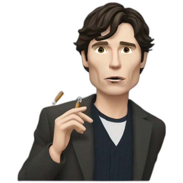 cillian murphy smoking a cigarets emoji