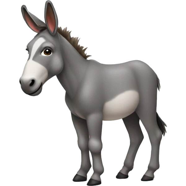 donkey with bikini emoji