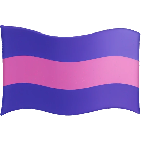 Bisexual flag emoji