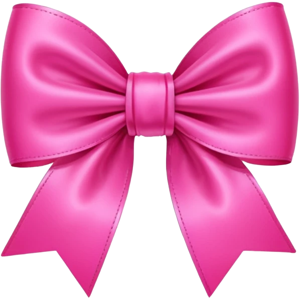 create an emoji for bow in neon pink color emoji