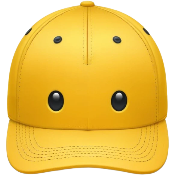 yellow golf hat emoji