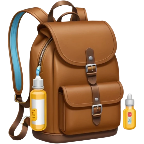 EpiPen in backpack purse emoji