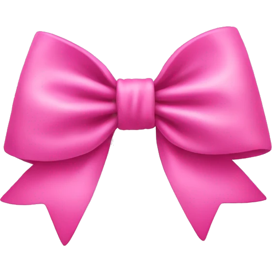Pink bow  emoji