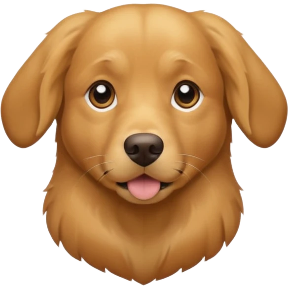 a dog emoji